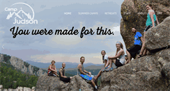 Desktop Screenshot of campjudson.org